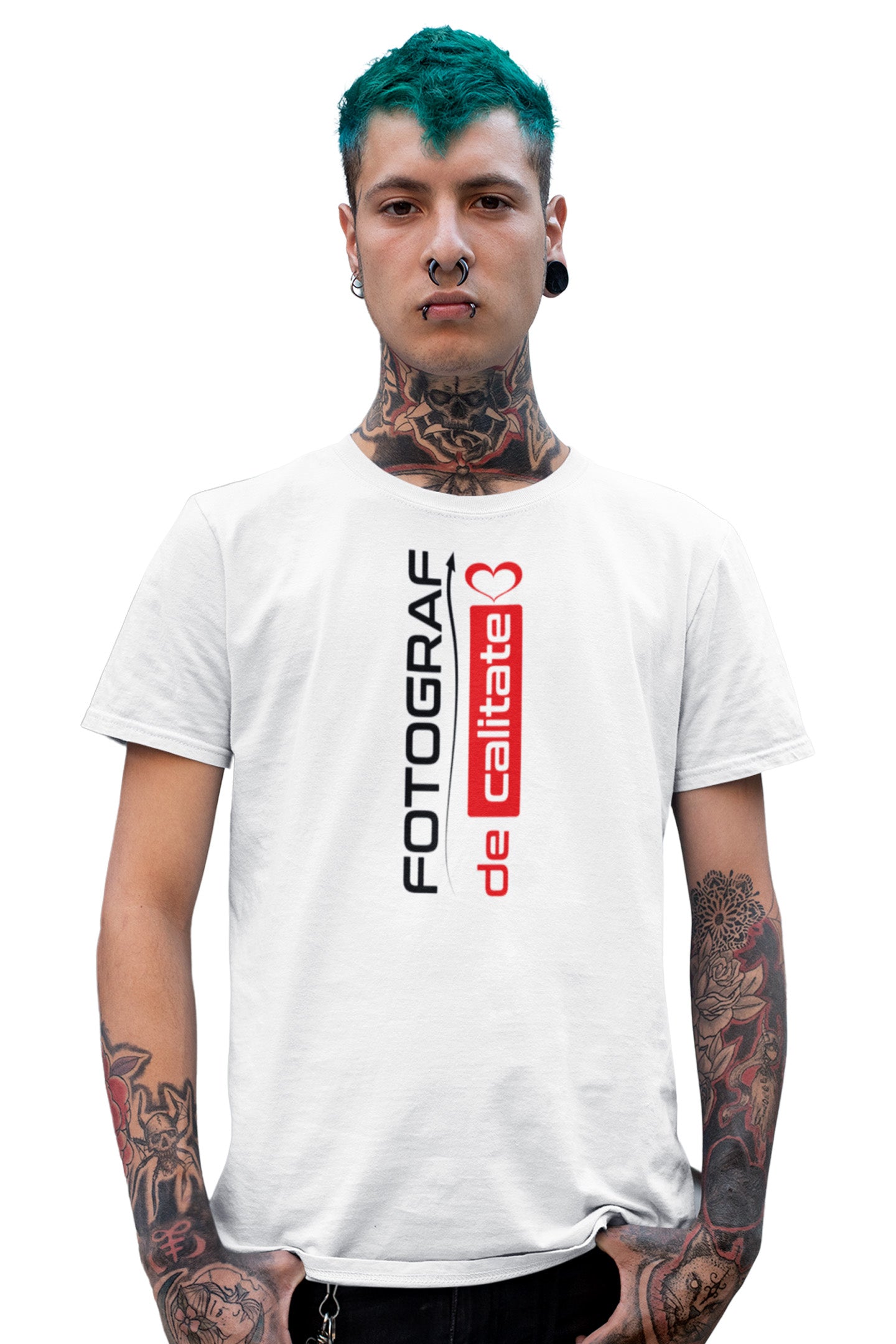 Tricou de Fotograf Alb
