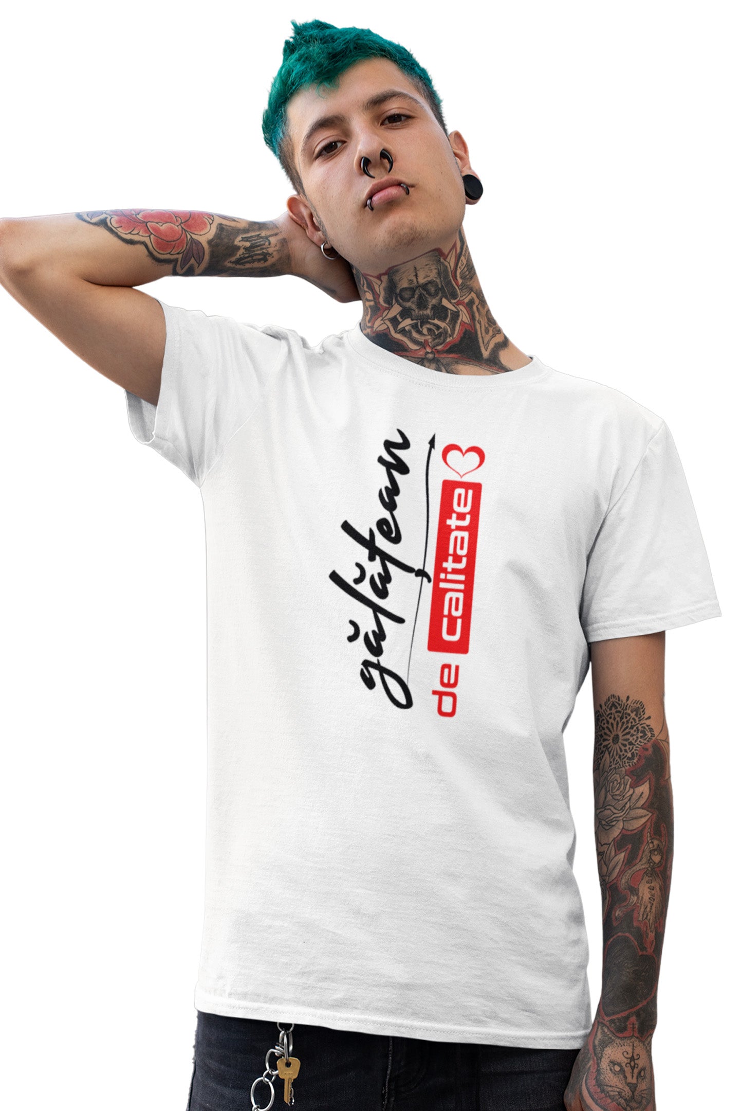 Tricou Gălățean Alb