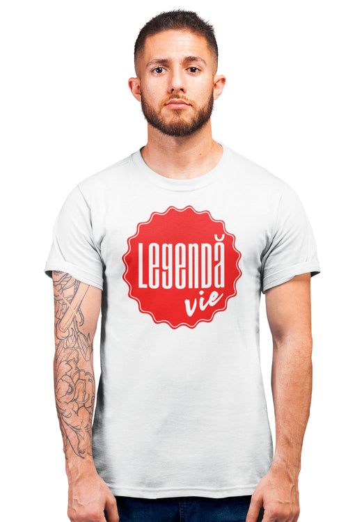 Tricou Legendă Alb