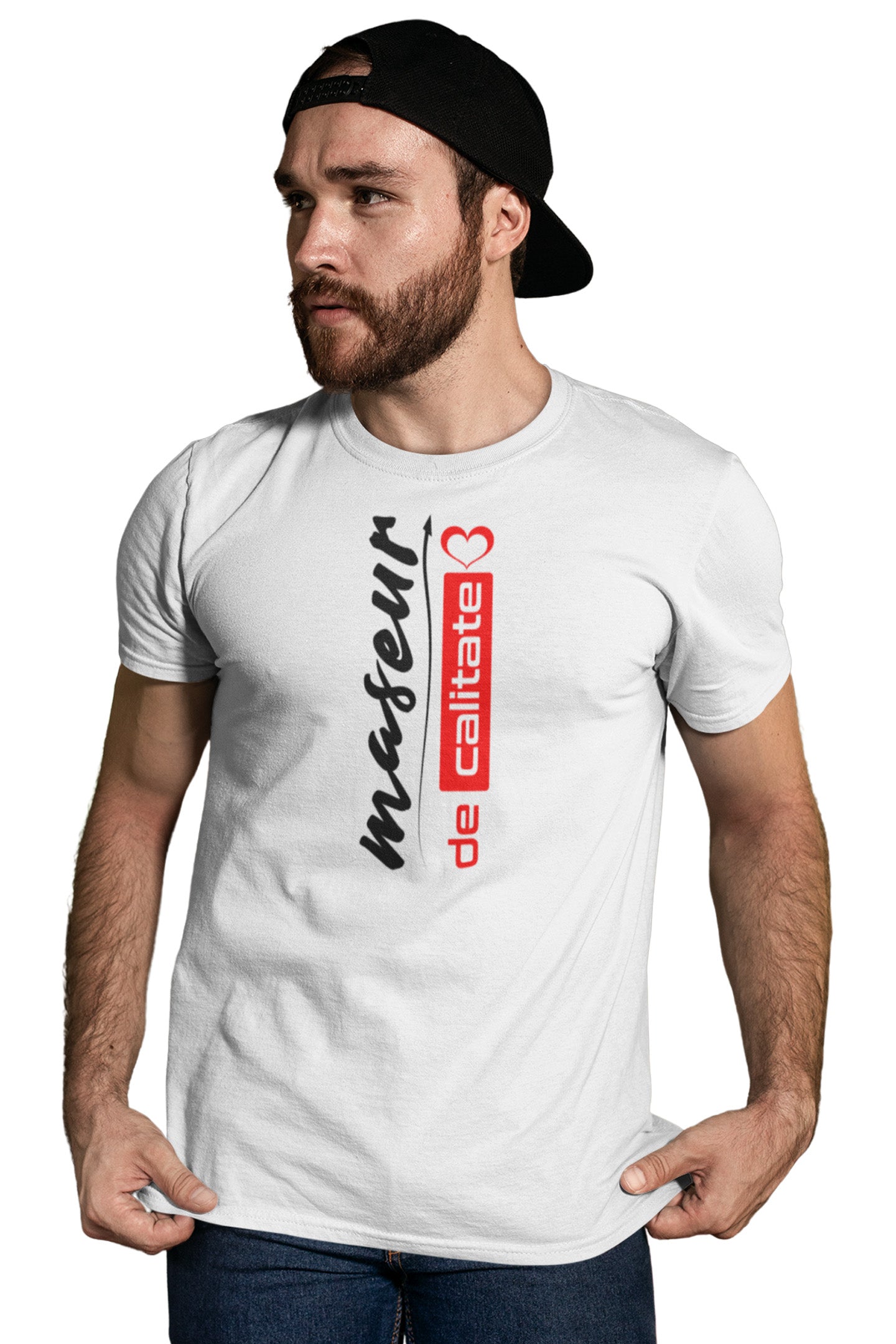 Tricou Maseur Alb