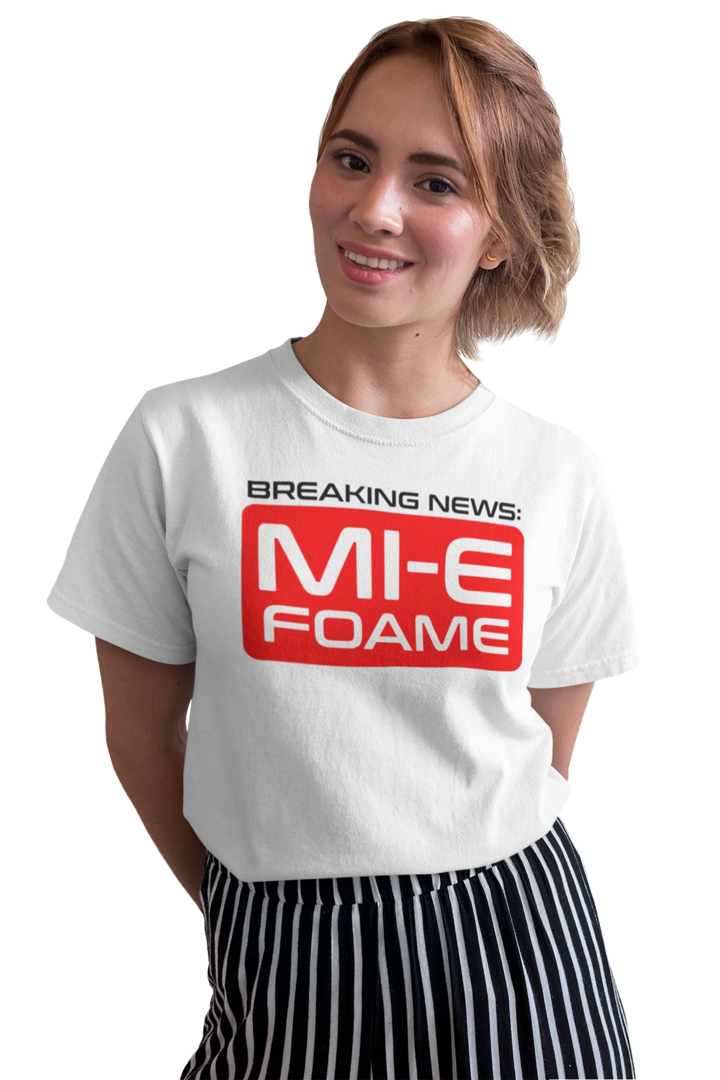 Tricou Mi-e Foame Alb