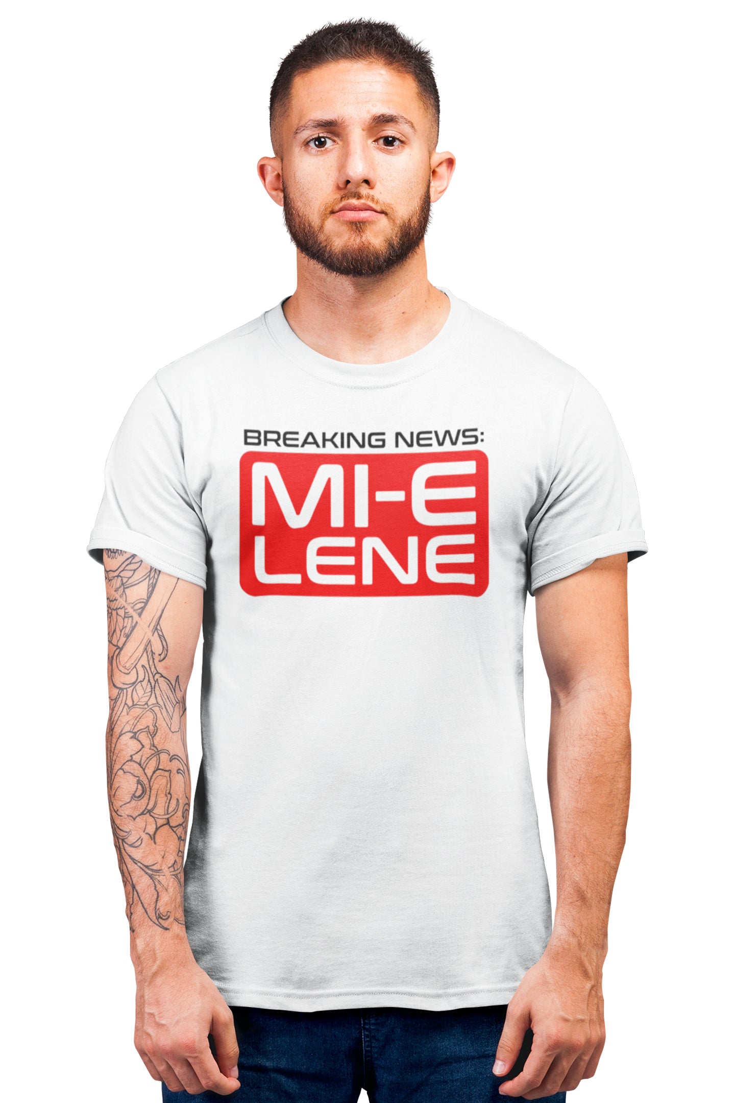 Tricou cu Lene Alb