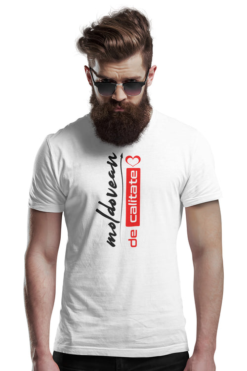 Tricou Moldovean Alb