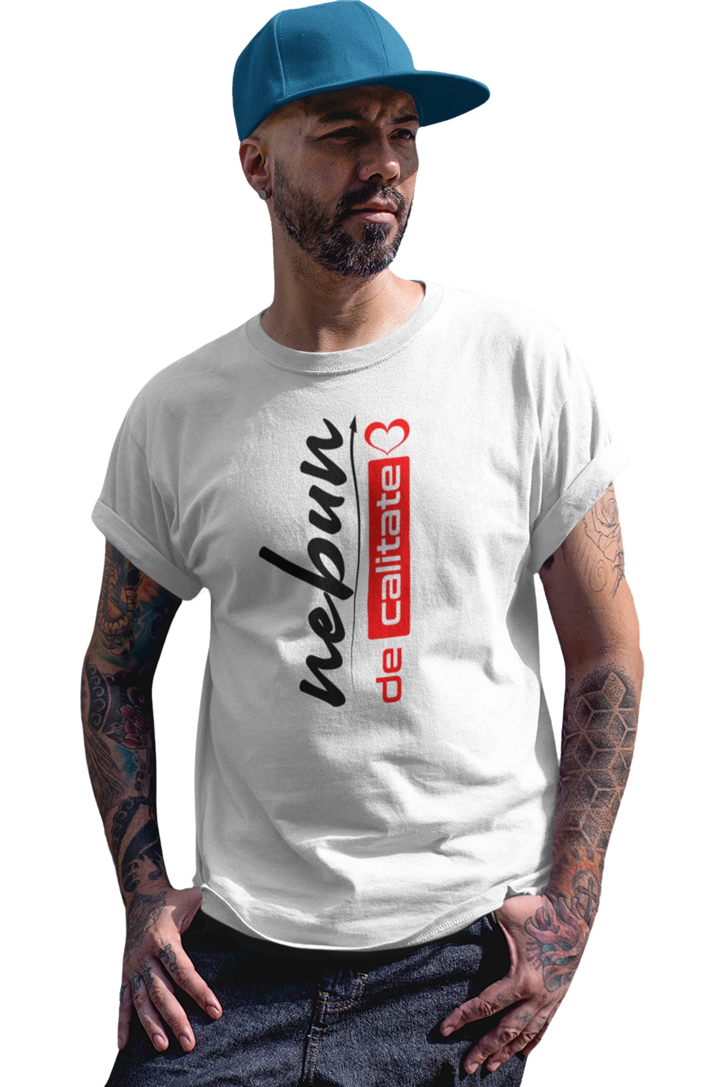 Tricou Nebun Alb