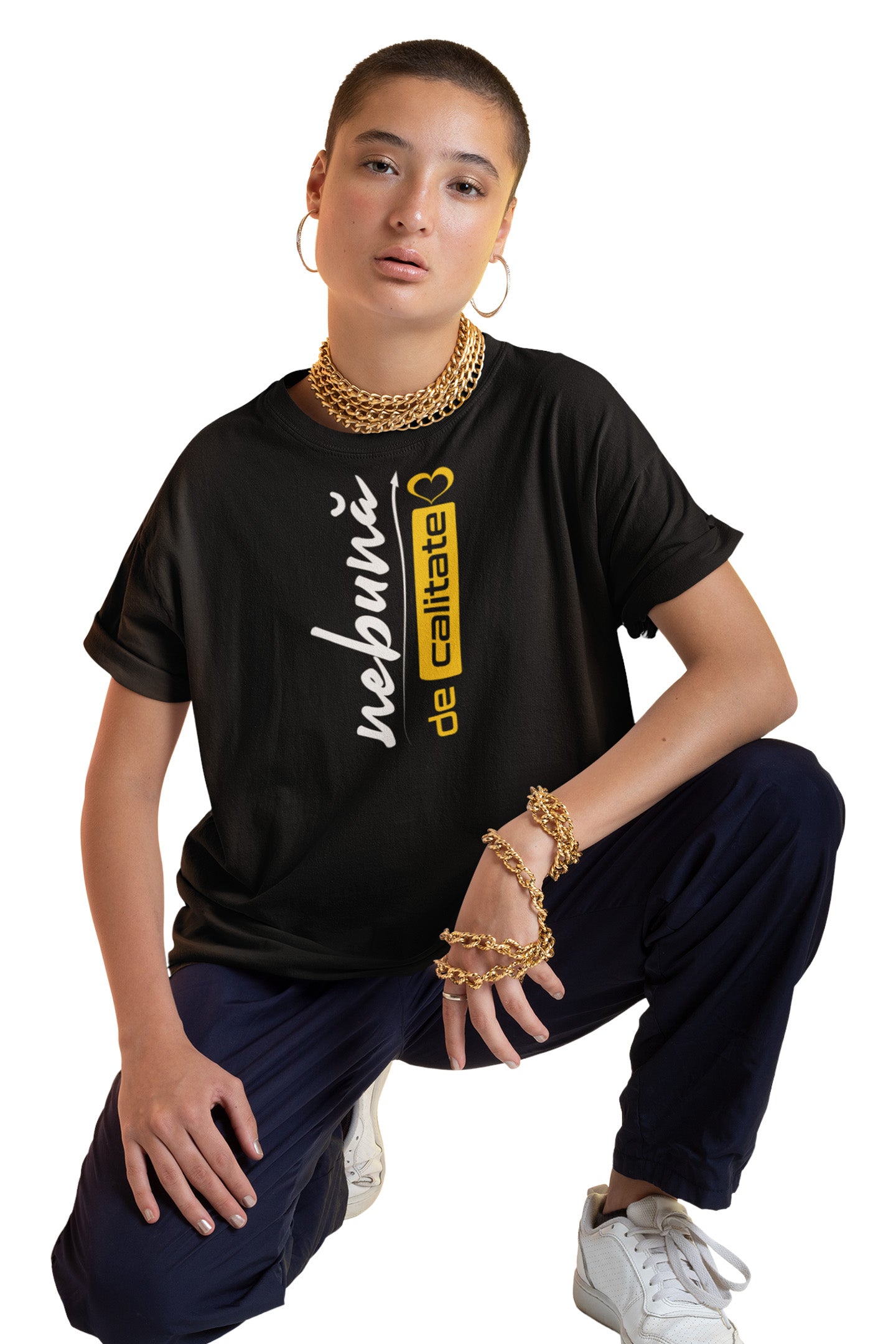 Tricou Nebună negru