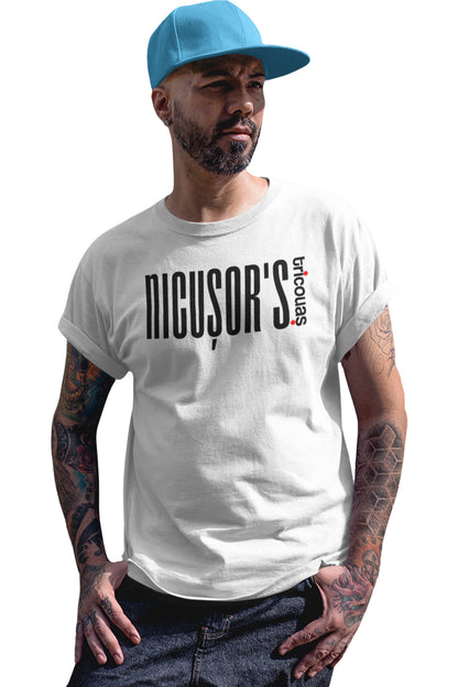 Tricou Nicușor Alb