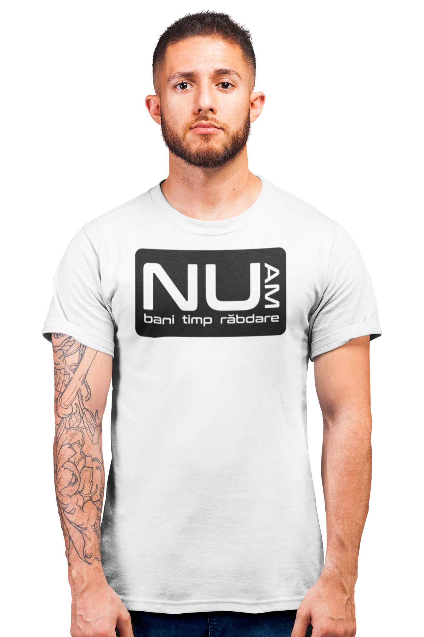 Tricou Nu Am Alb