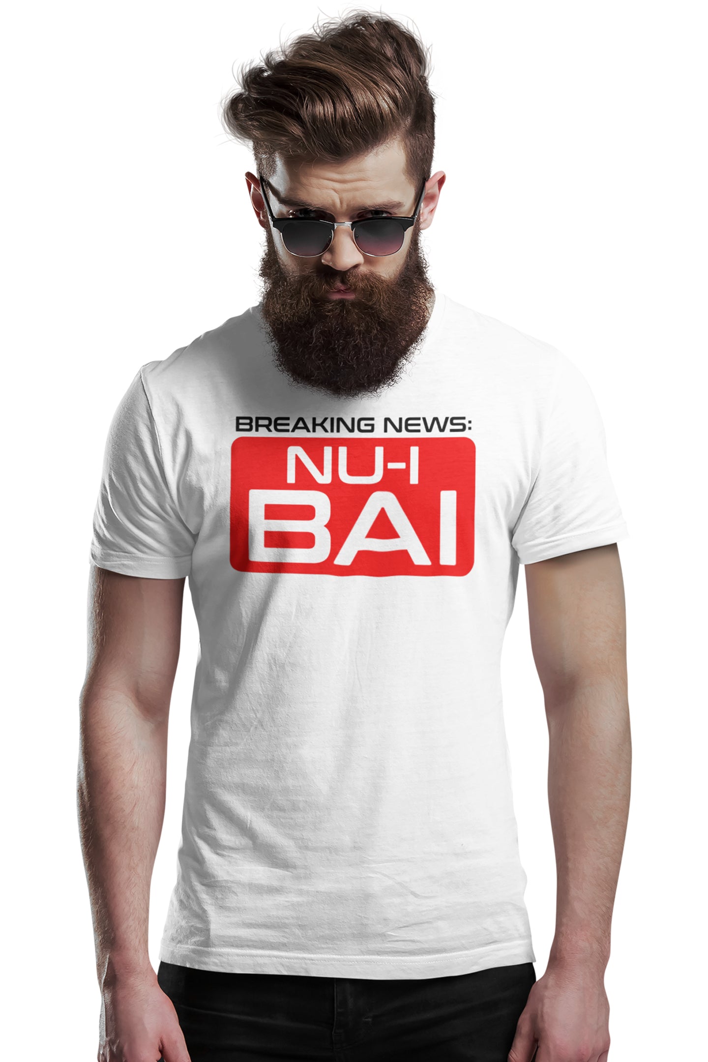 Tricou Nu-i Bai Alb