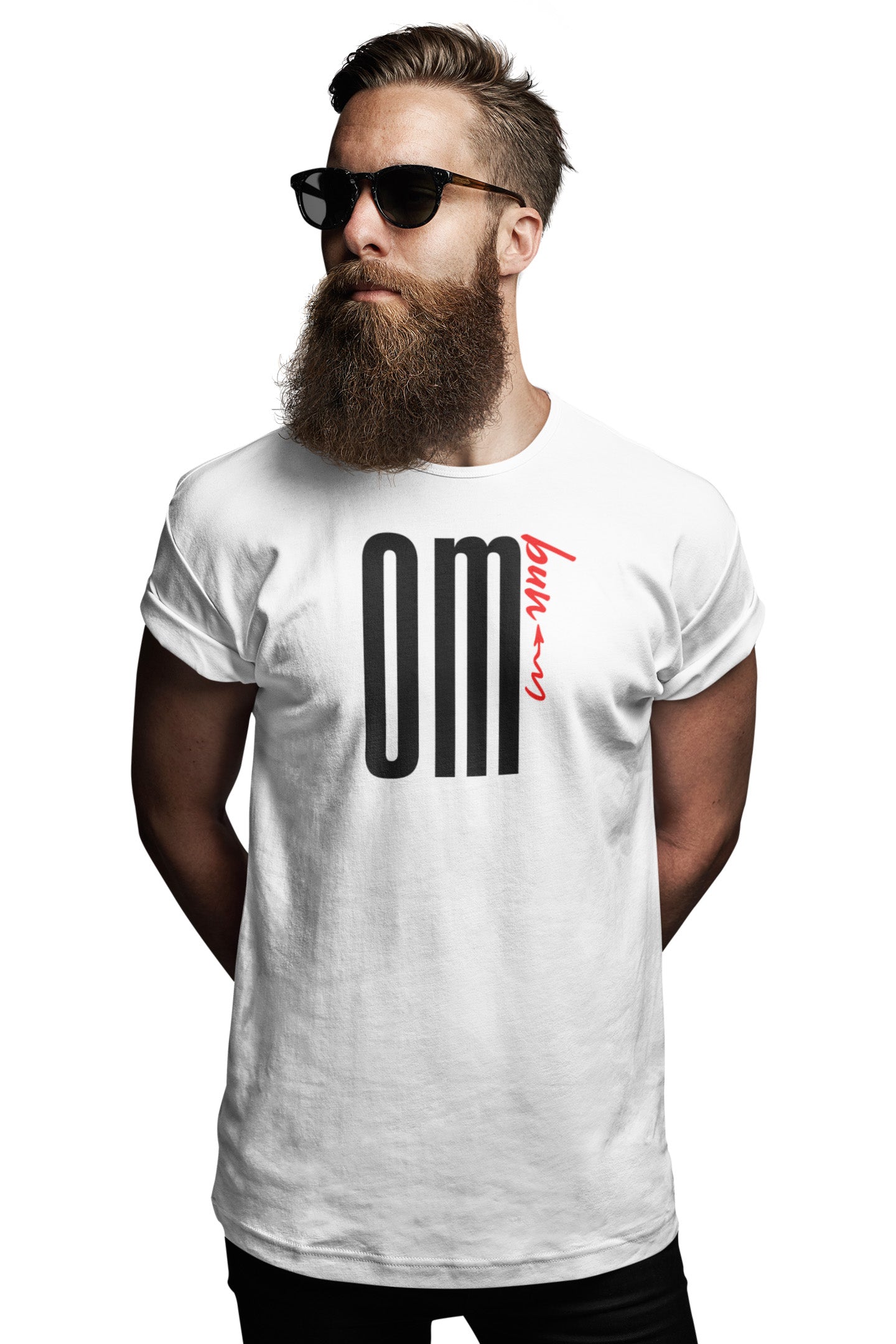 Tricou Om Bun Alb