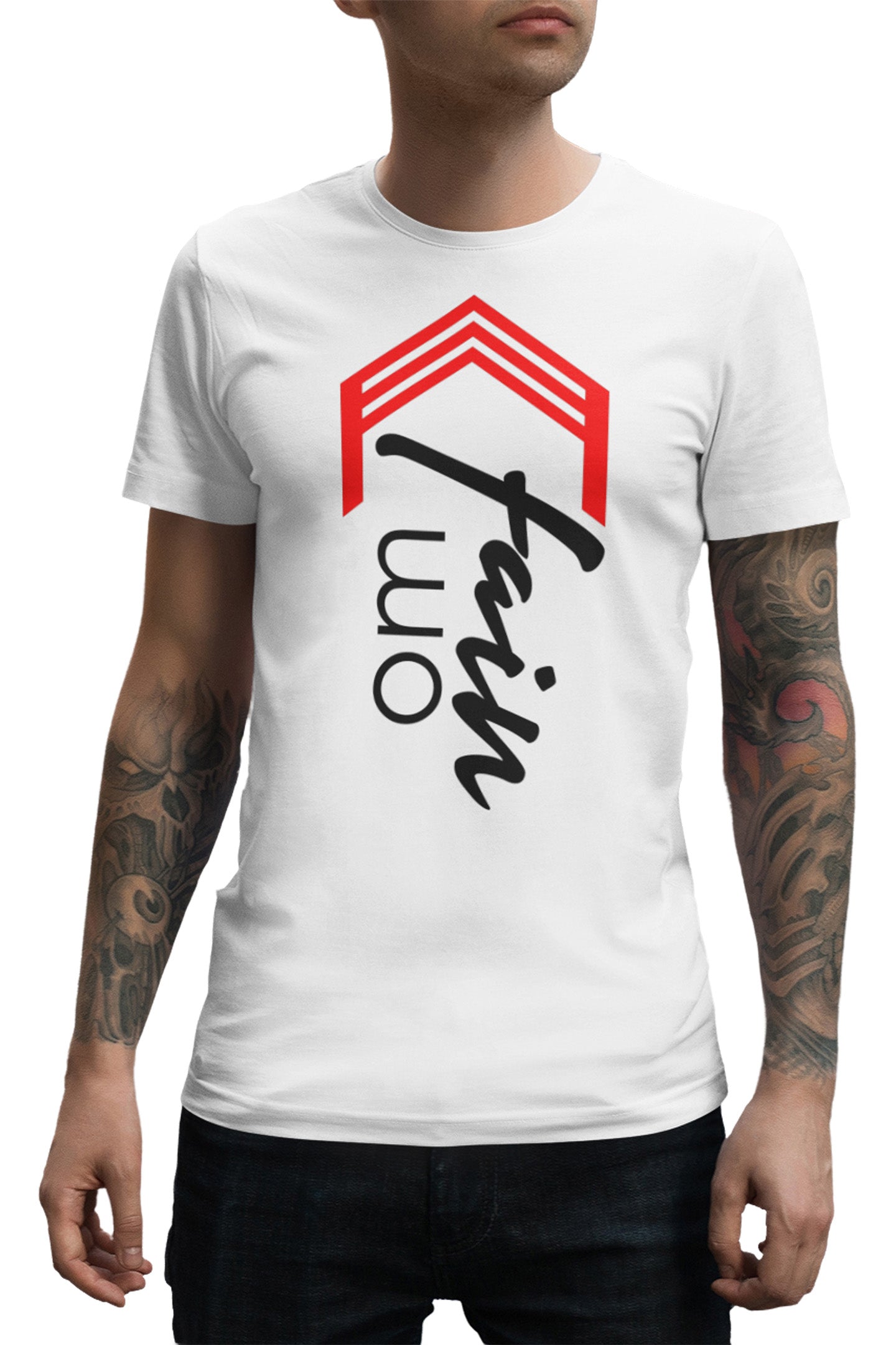 Tricou OM Fain Alb