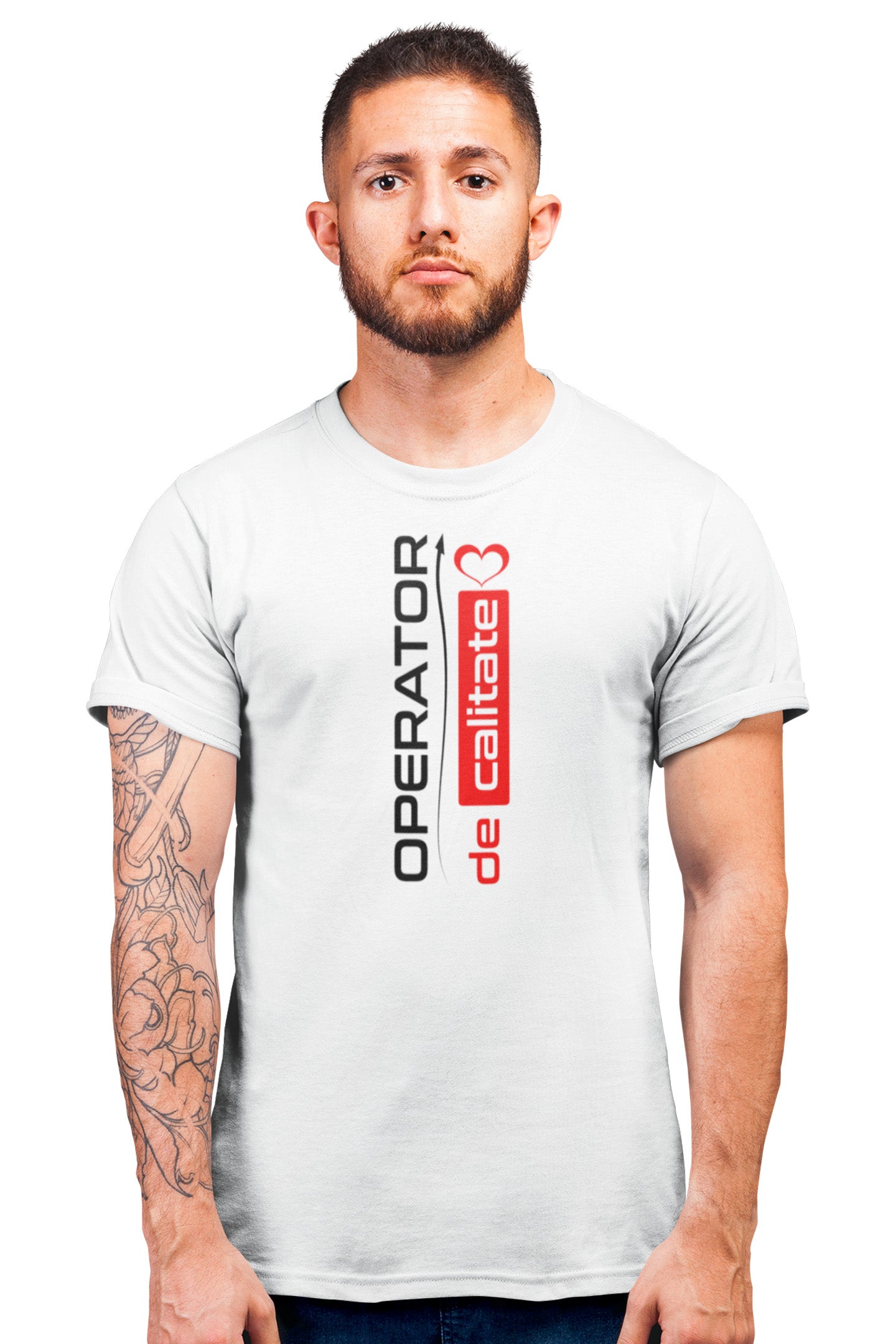 Tricou Operator Alb