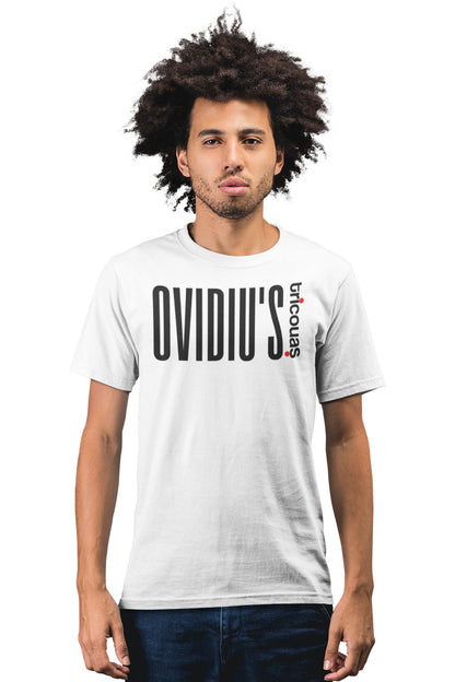 Tricou Ovidiu Alb