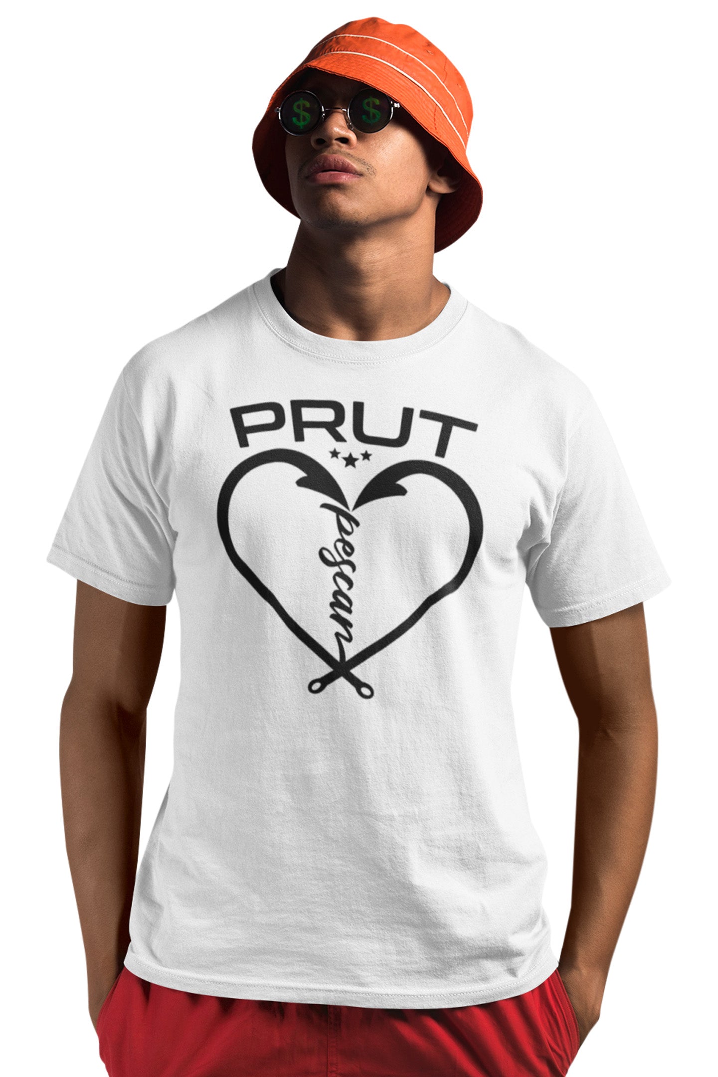 Tricou Pescar Prut Alb