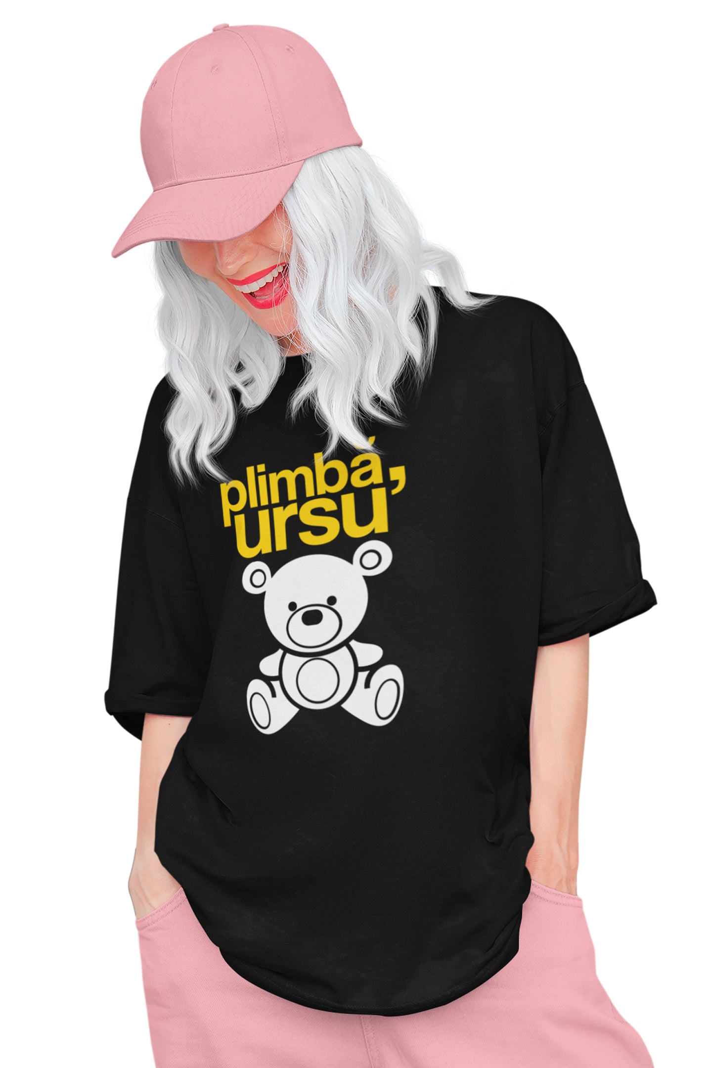 Tricou Oversize Plimbă Ursu' Ea