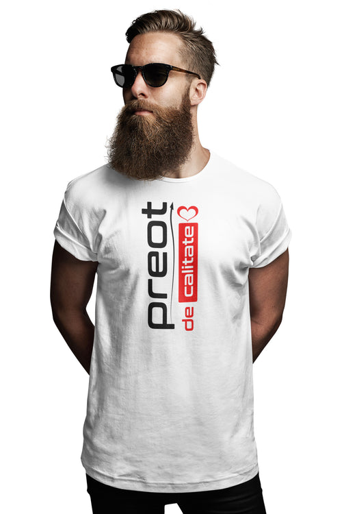 Tricou Preot Alb