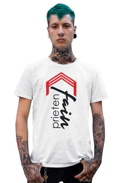 Tricou Prieten Fain Alb