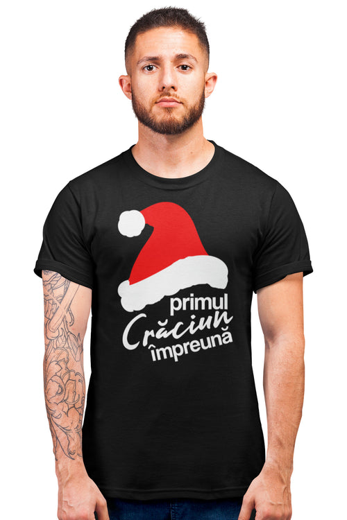 Tricou Primul Crăciun Împreună El