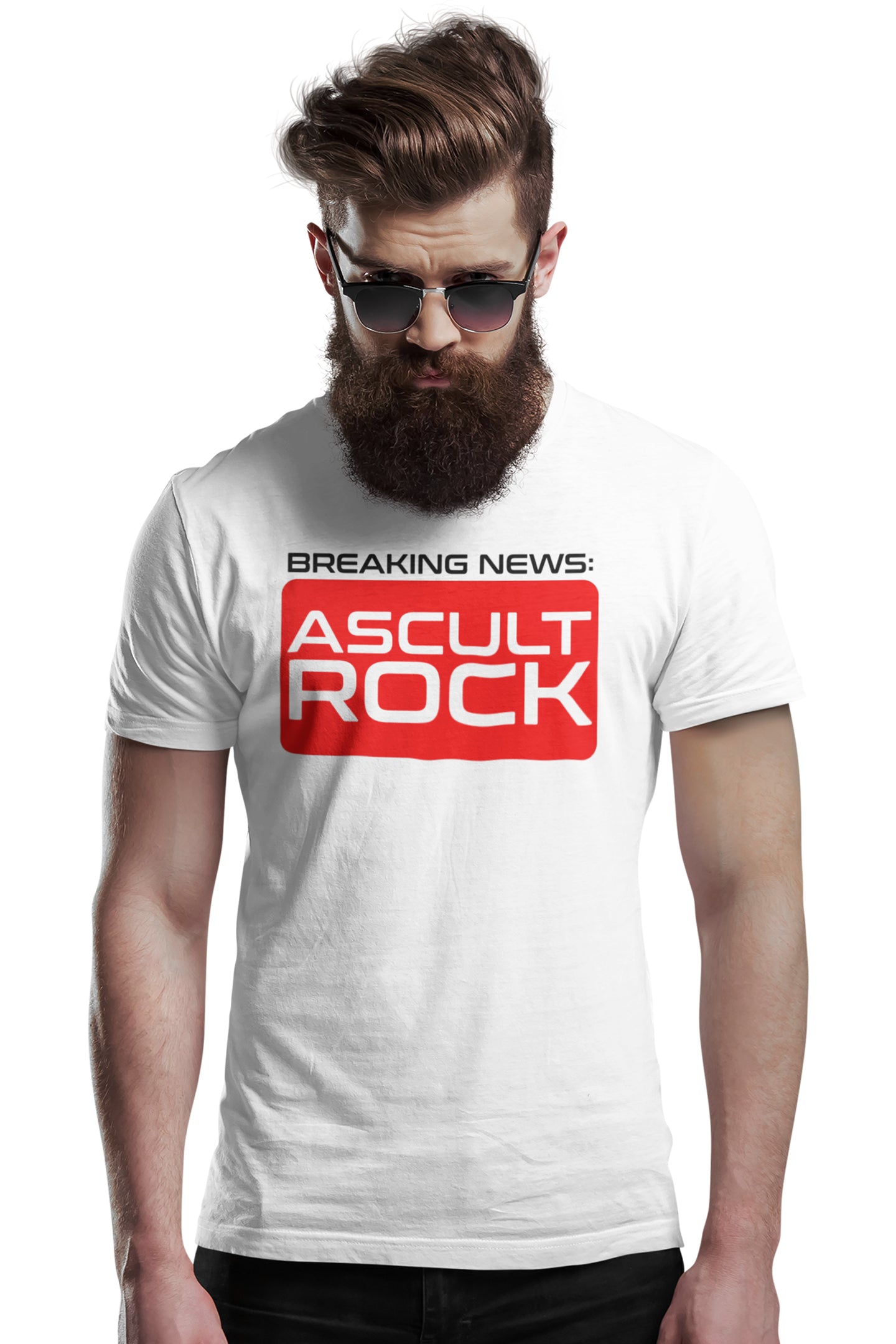 Tricou Rock Alb