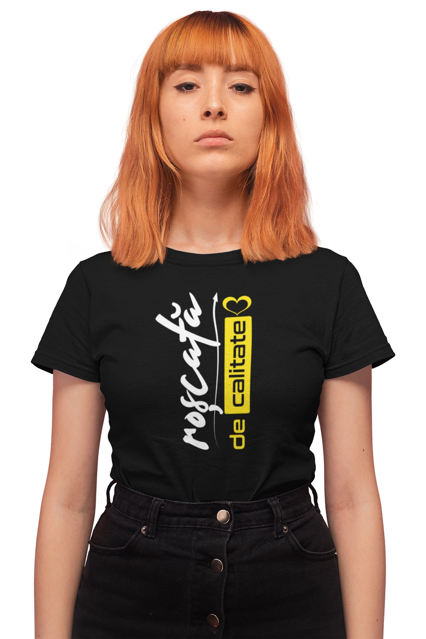 Tricou Roșcată Negru