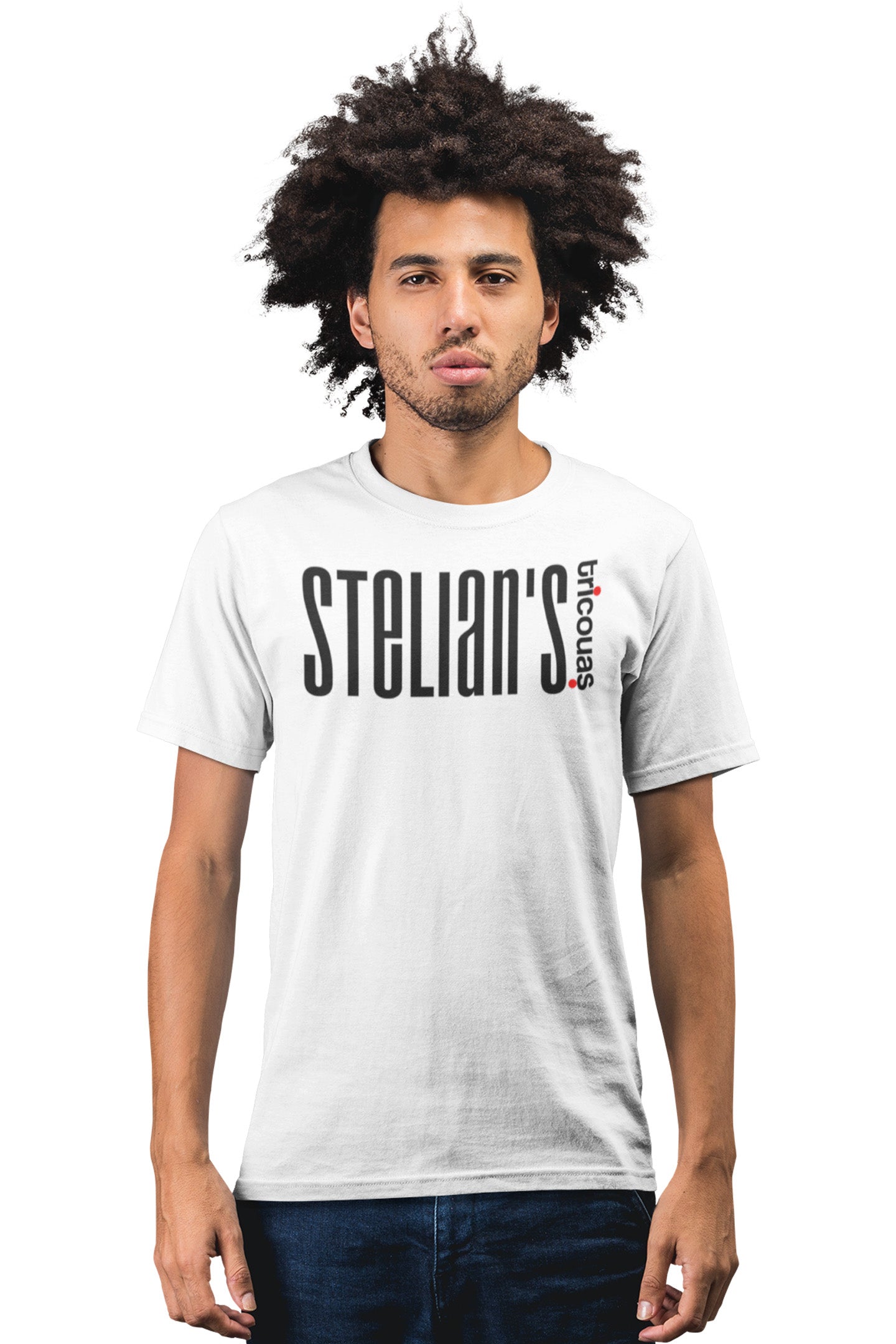 Tricou Stelian Alb