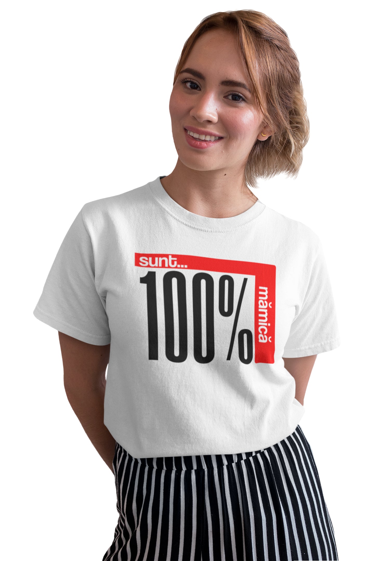 Tricou Sunt Mămică Alb