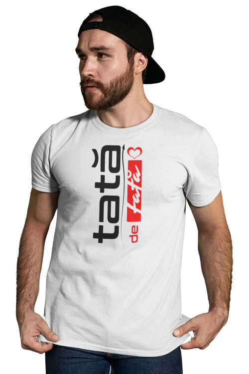Tricou Tată de Fată Alb
