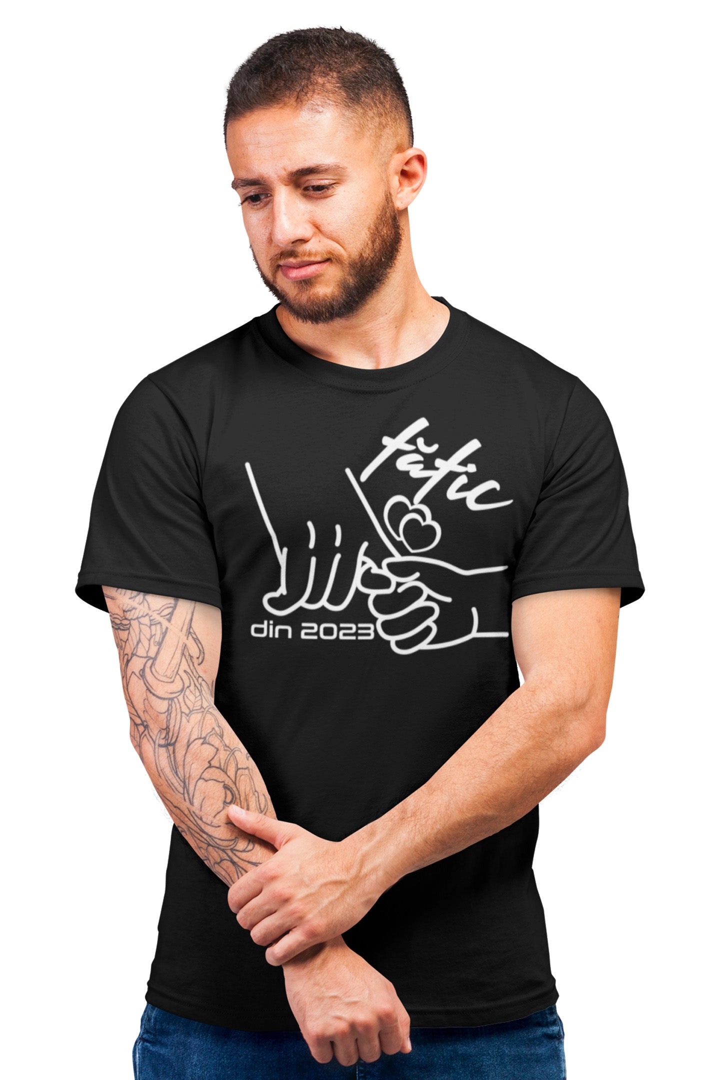 Tricou Tătic din 2023 Negru