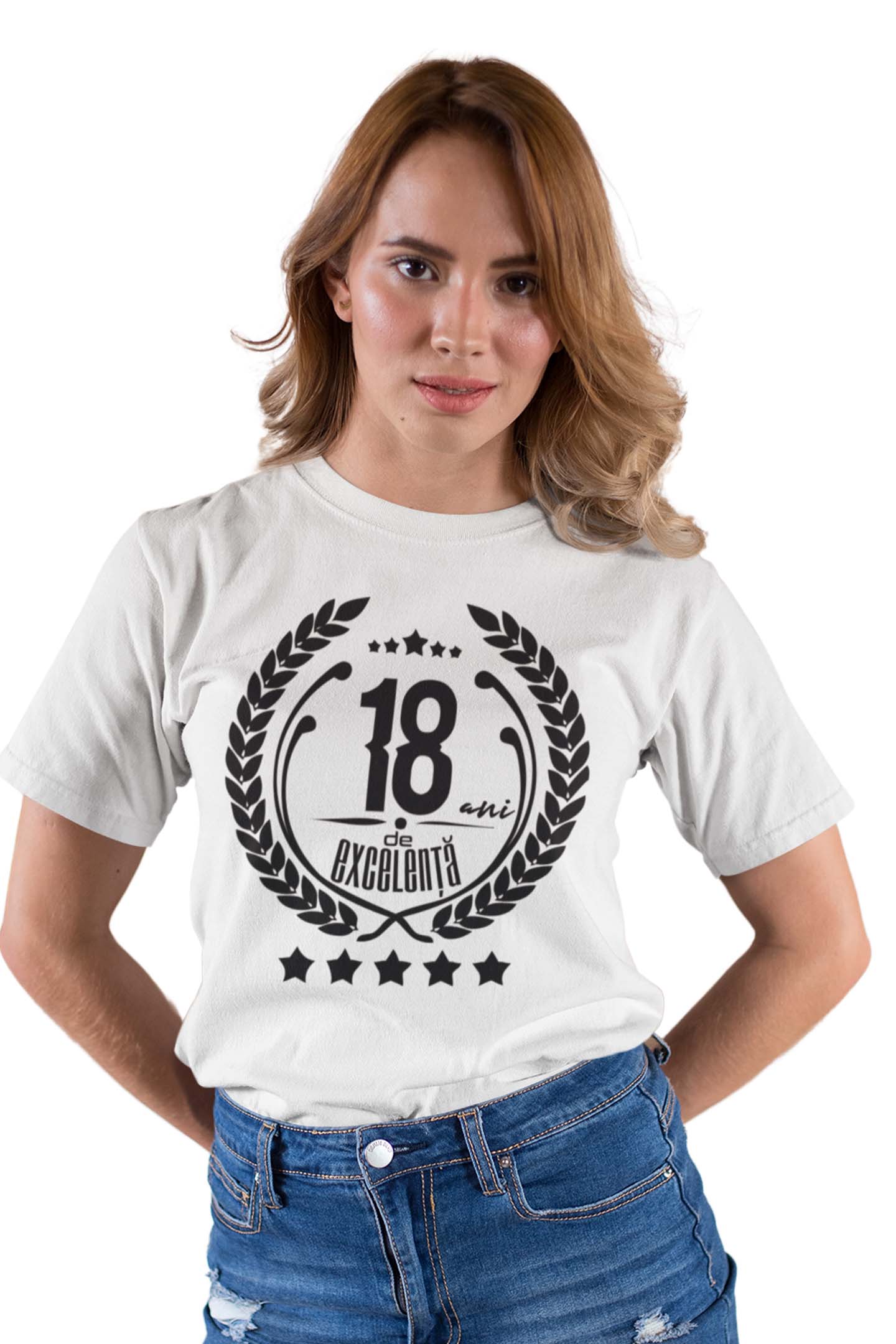 Tricou Cadou 18 ani - Alb