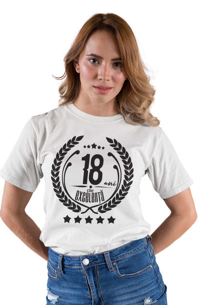 Tricou Cadou 18 ani - Alb