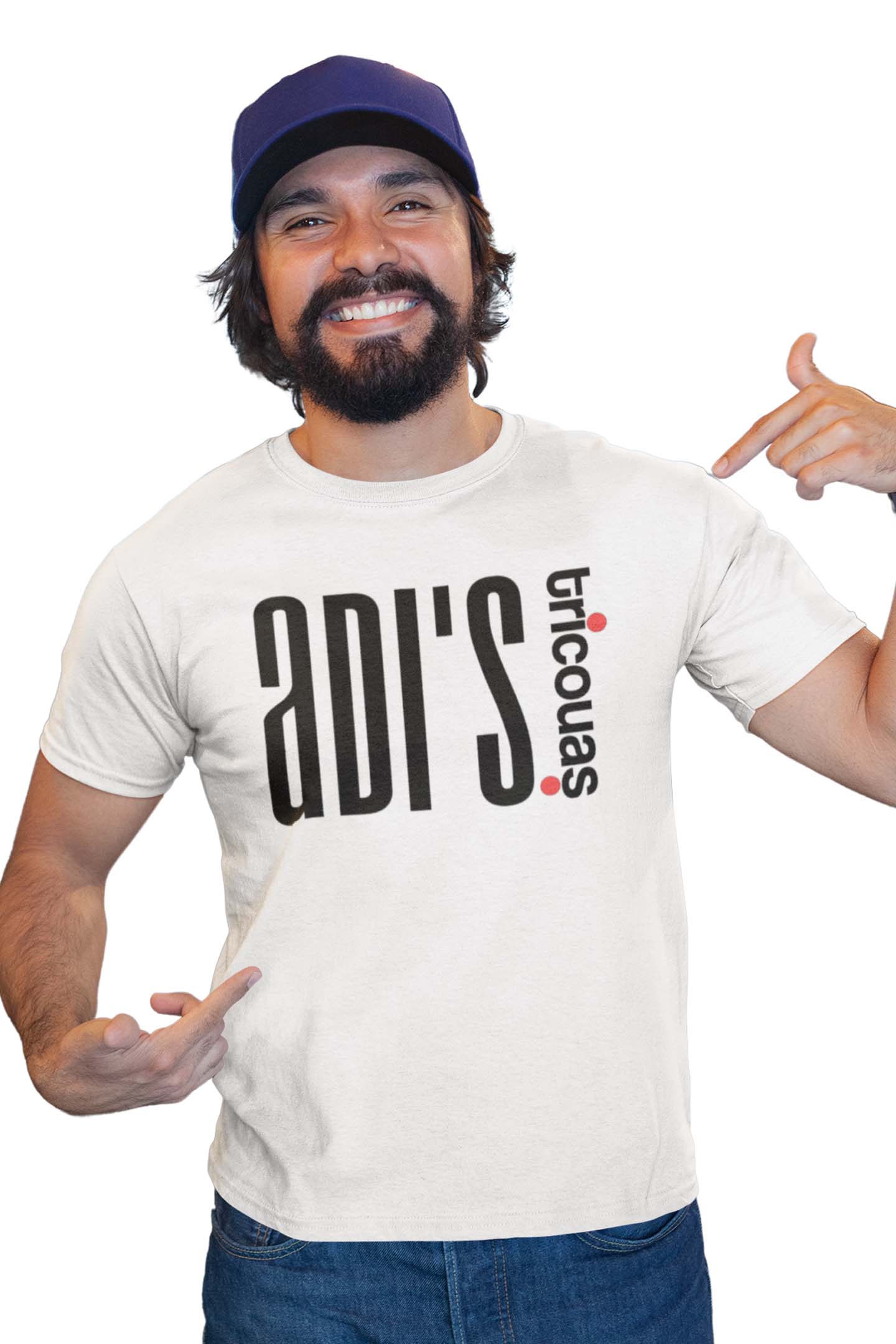 Tricou Adi - Alb