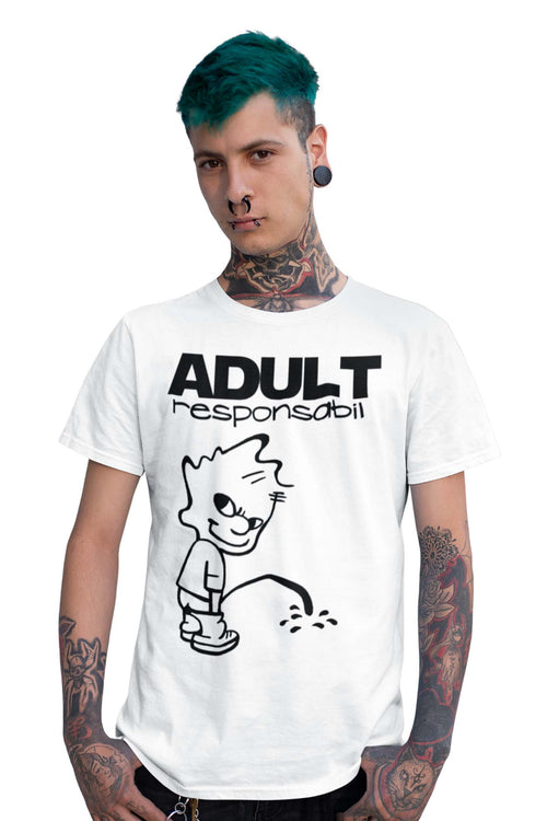 Tricou Adult - Alb
