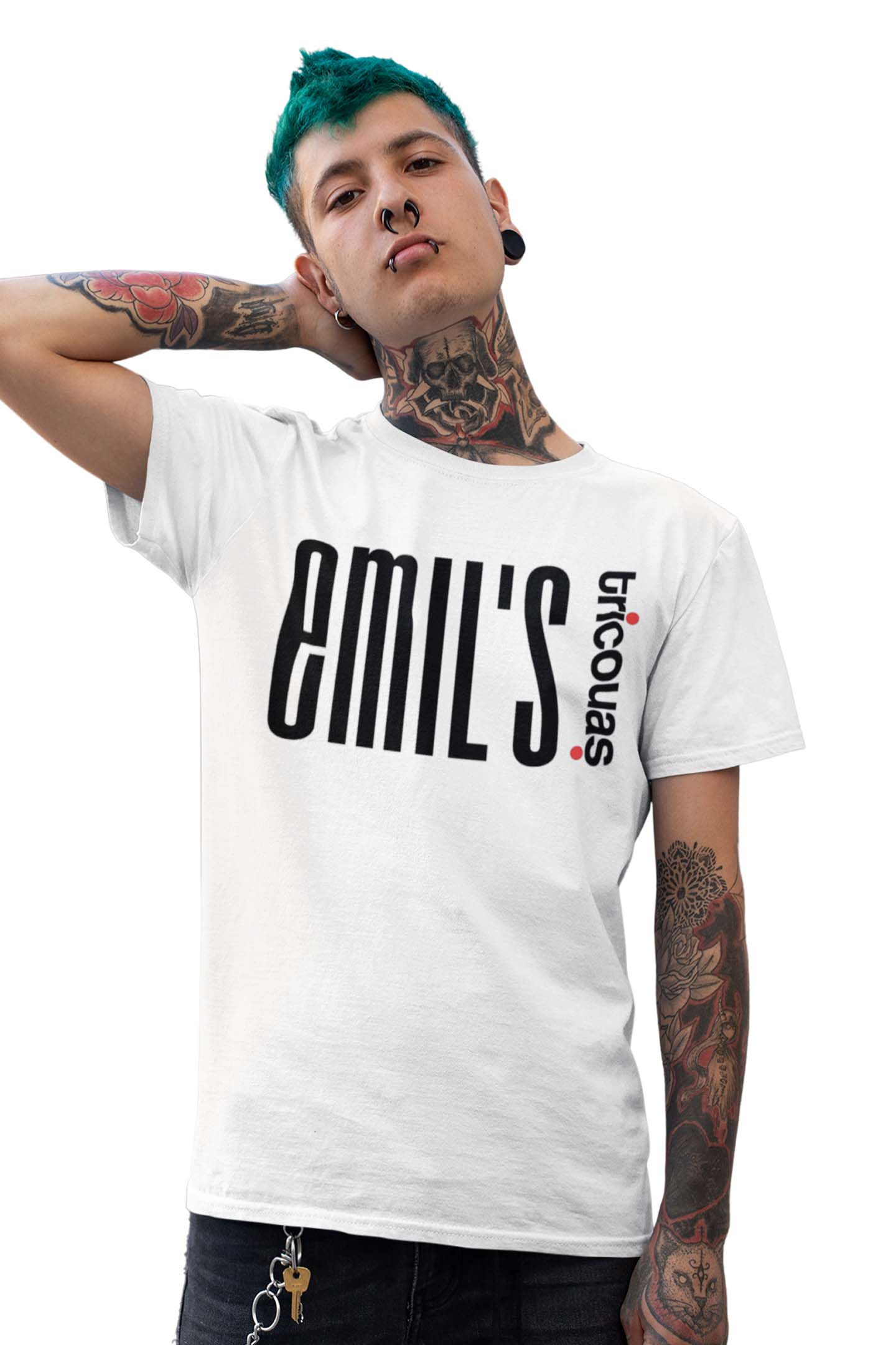 Tricou Emil - Alb