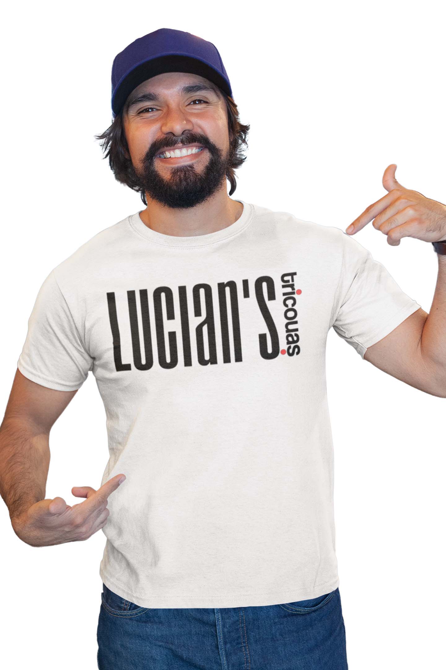 Tricou Lucian - Alb