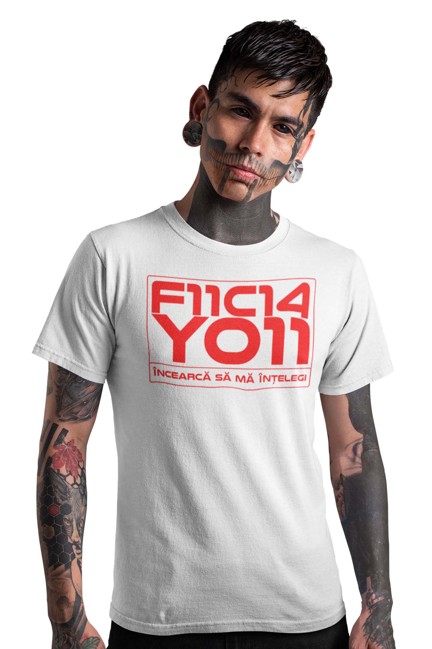 Tricou Mă înțelegi - Alb