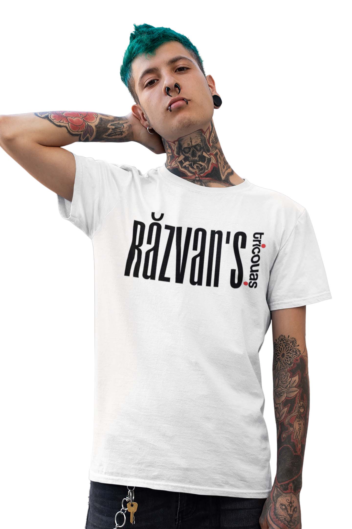 Tricou Răzvan - Alb