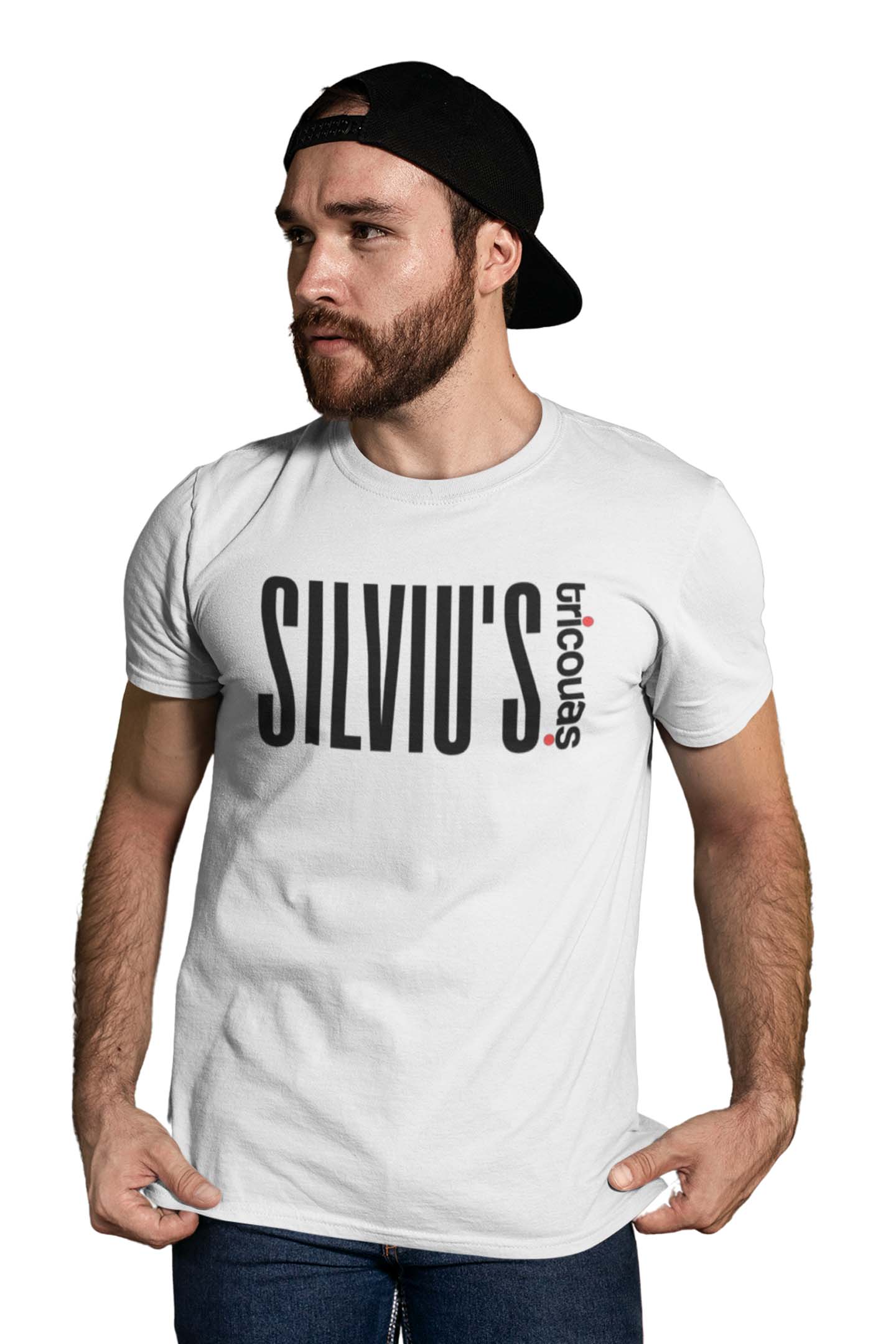 Tricou Silviu - Alb