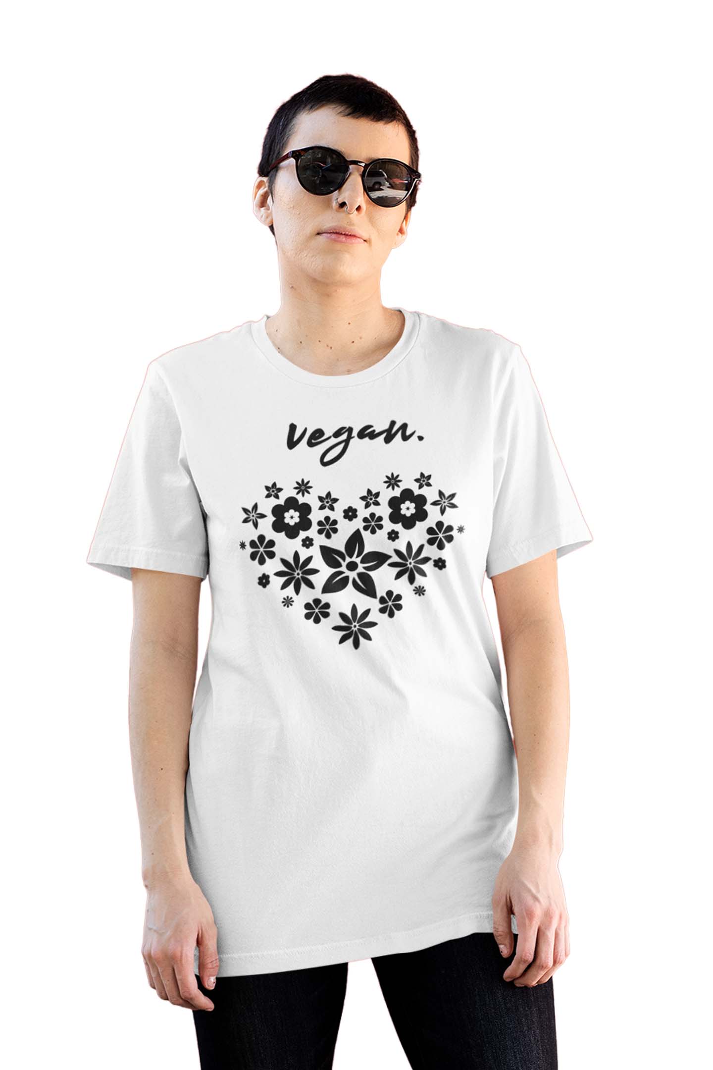 Tricou Vegan - Alb