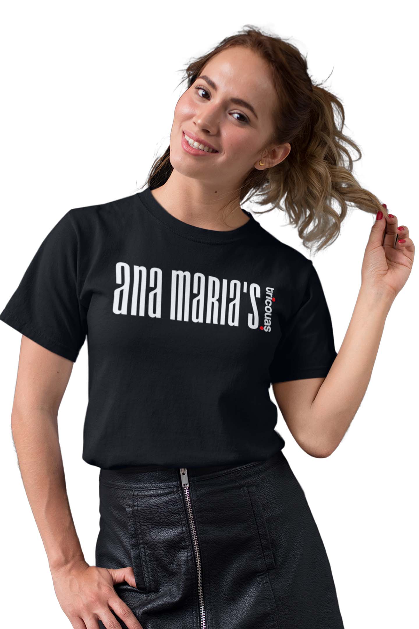 Tricou Ana Maria - Negru