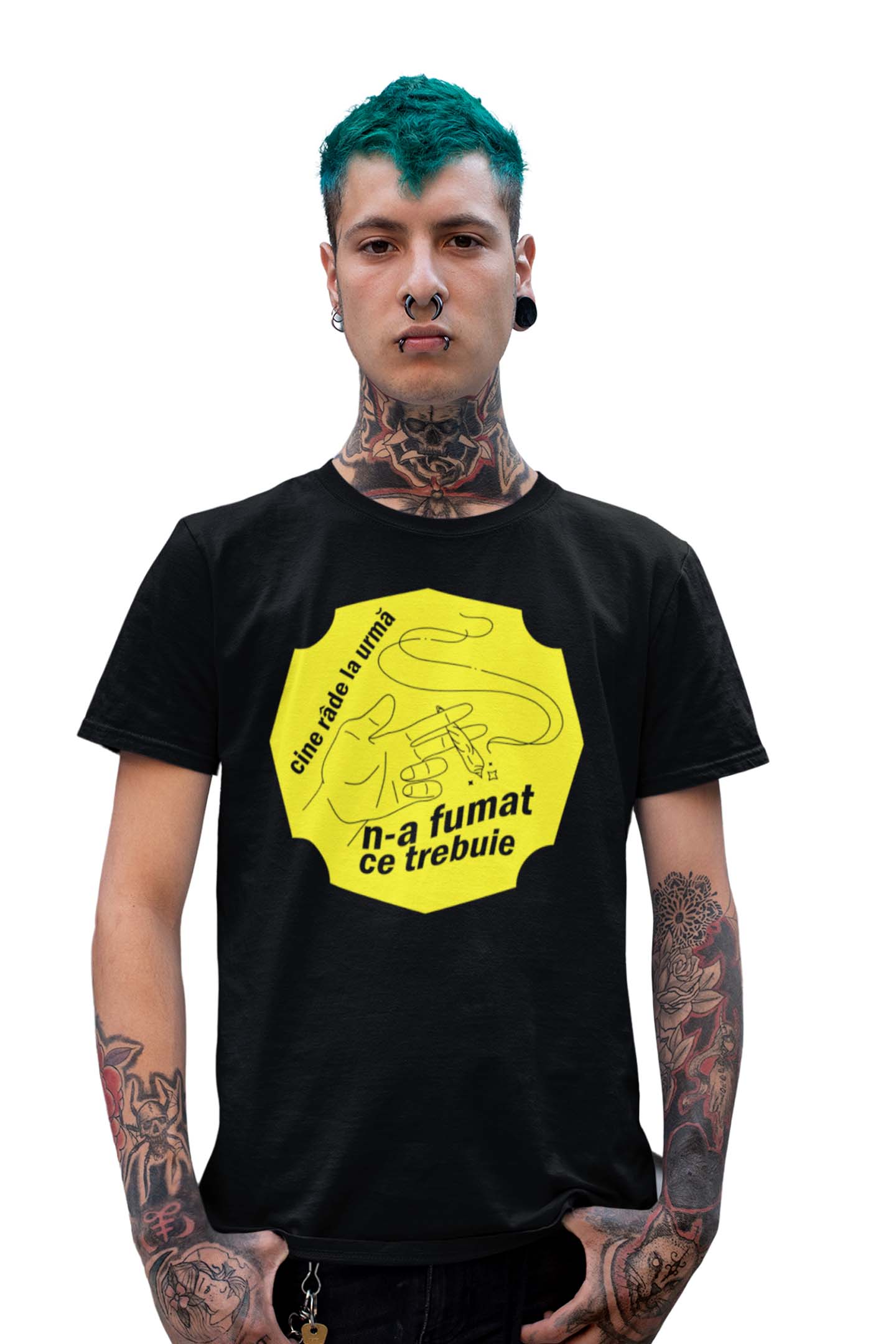 Tricou Cine râde la urmă