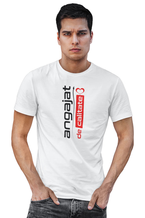 Tricou Angajat Alb