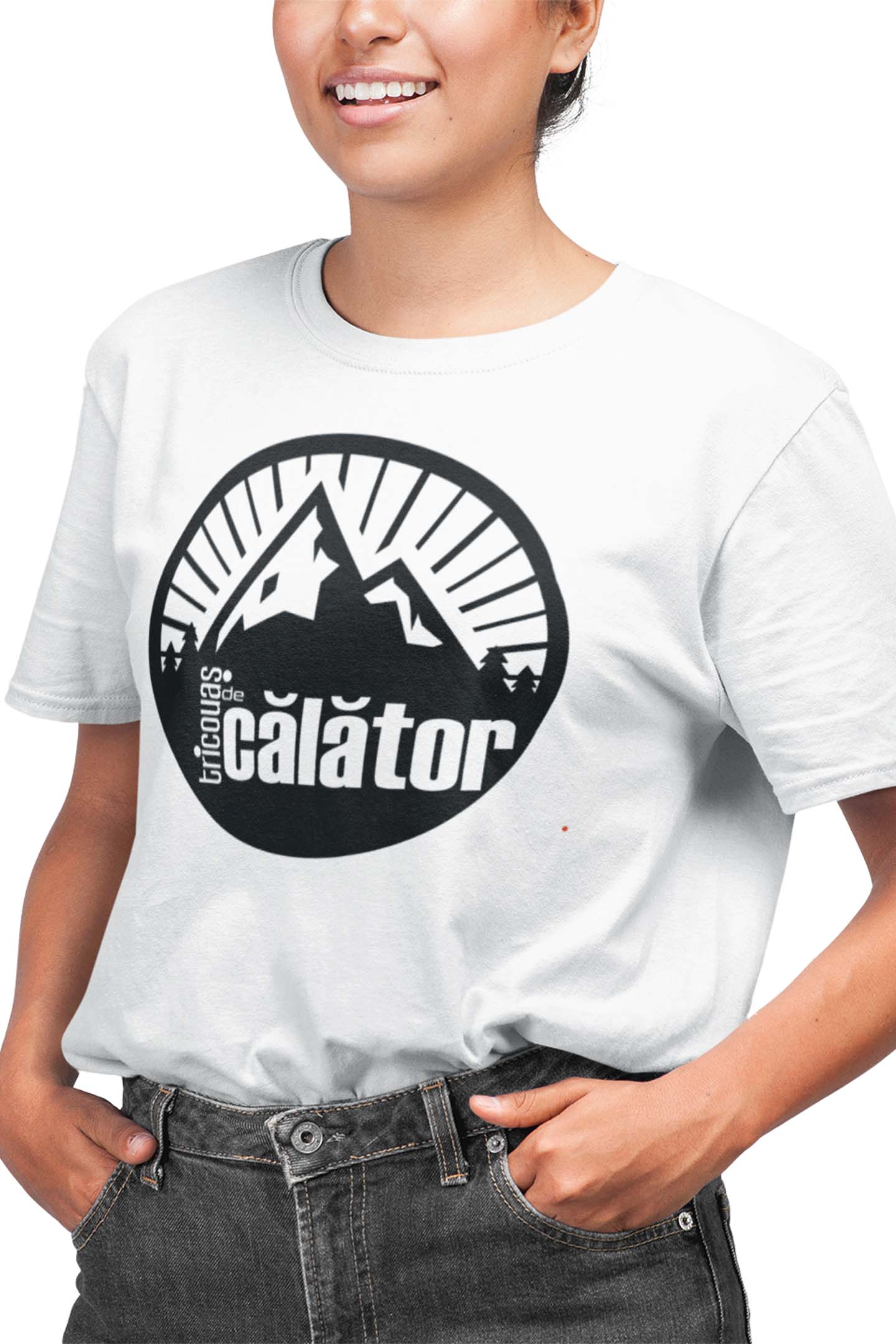 Tricou Călătorie - Alb