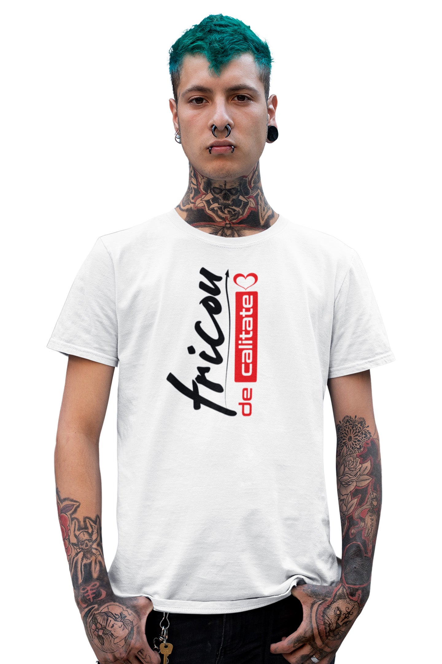 Tricou de Calitate Alb