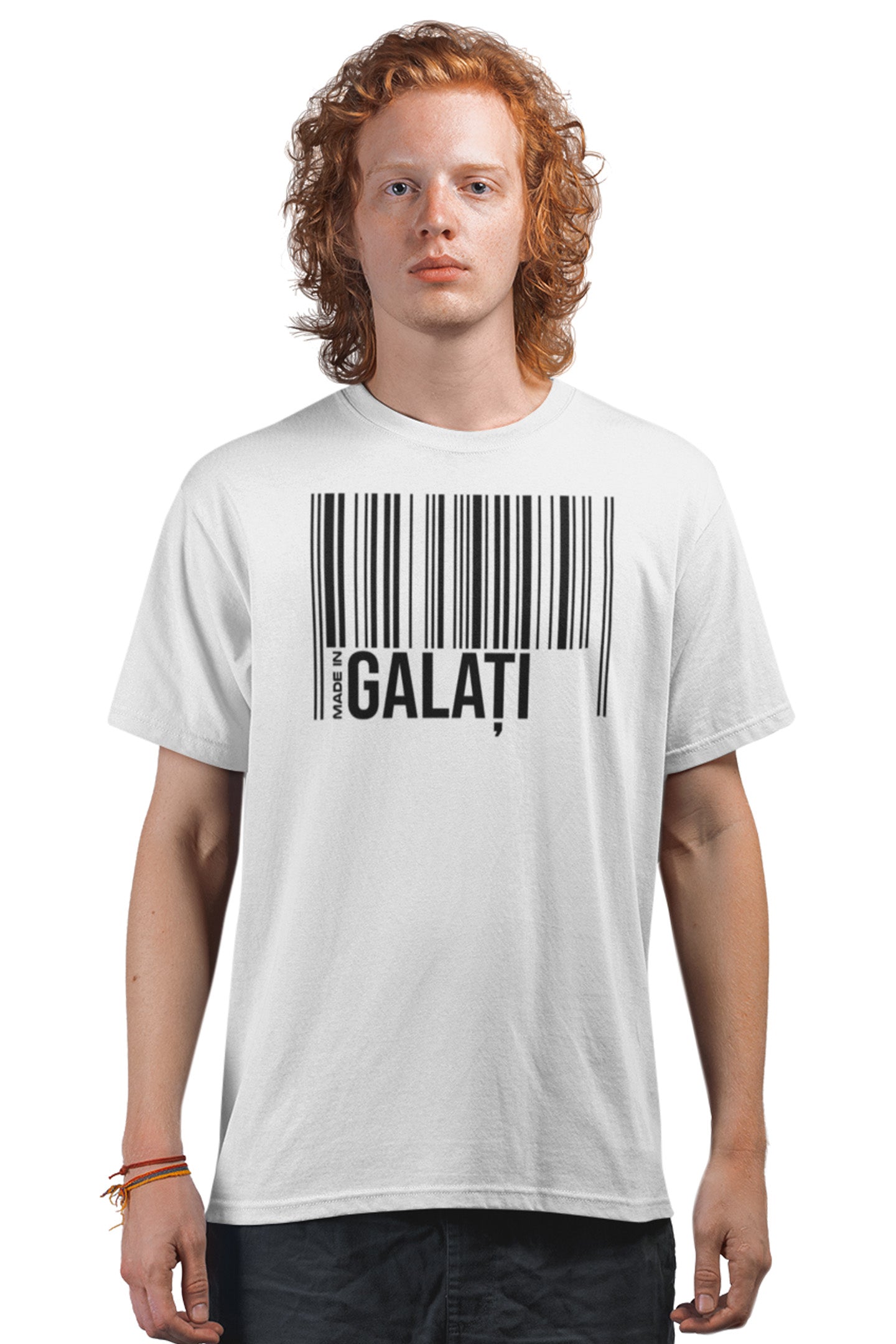 Tricou Galați Alb