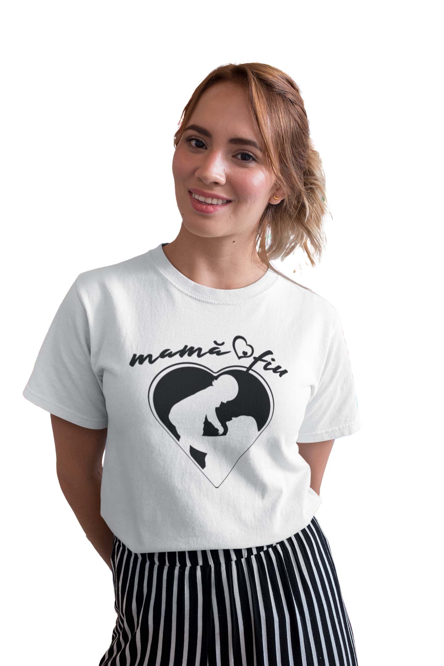 Tricou Mamă Fiu - Alb