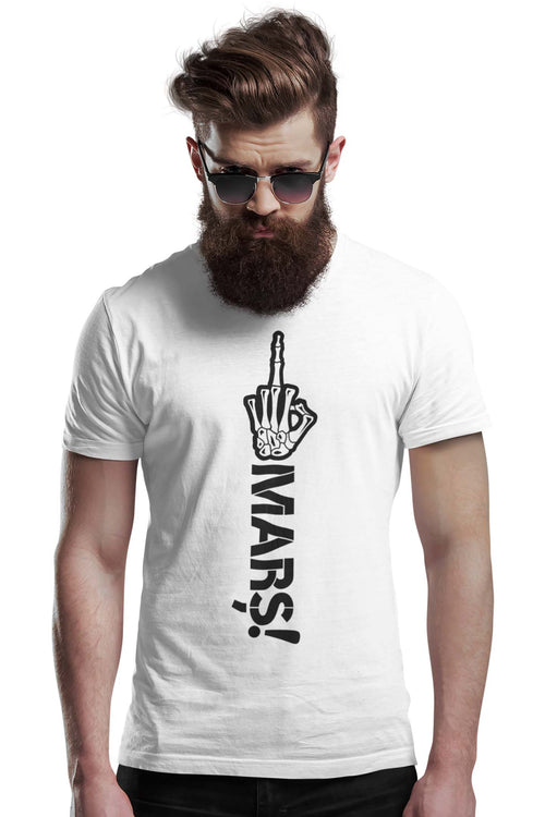 Tricou Marș! - Alb