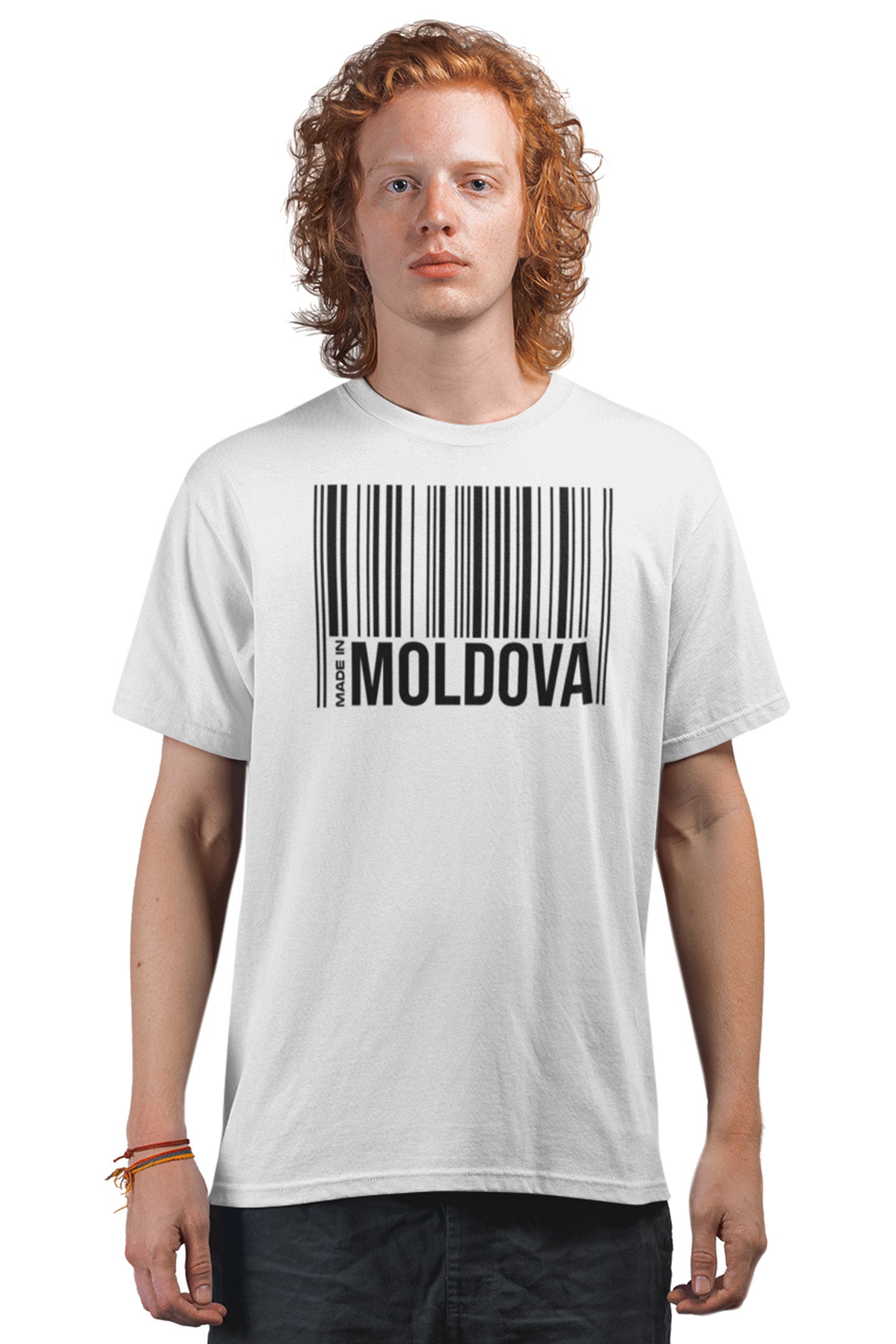 Tricou Moldova Alb