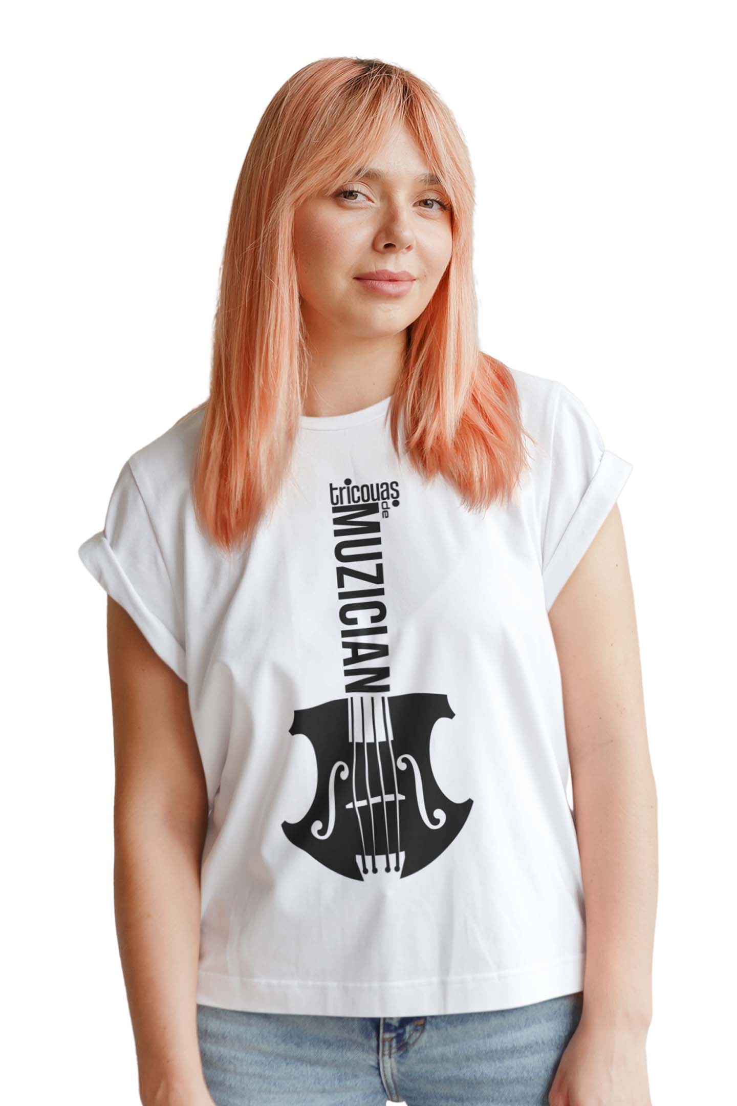 Tricou de Muzician - Alb
