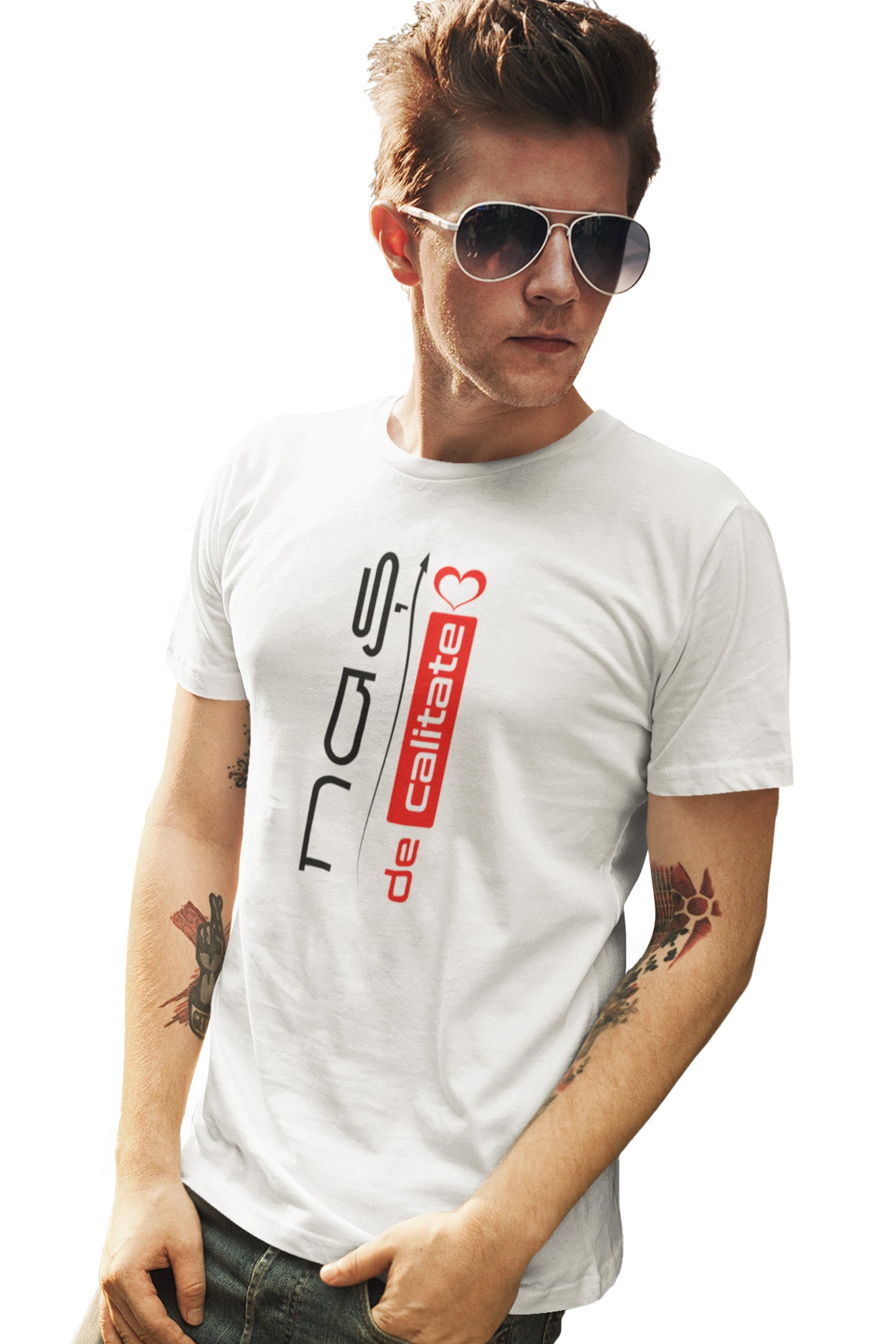 Tricou pentru Naș Alb
