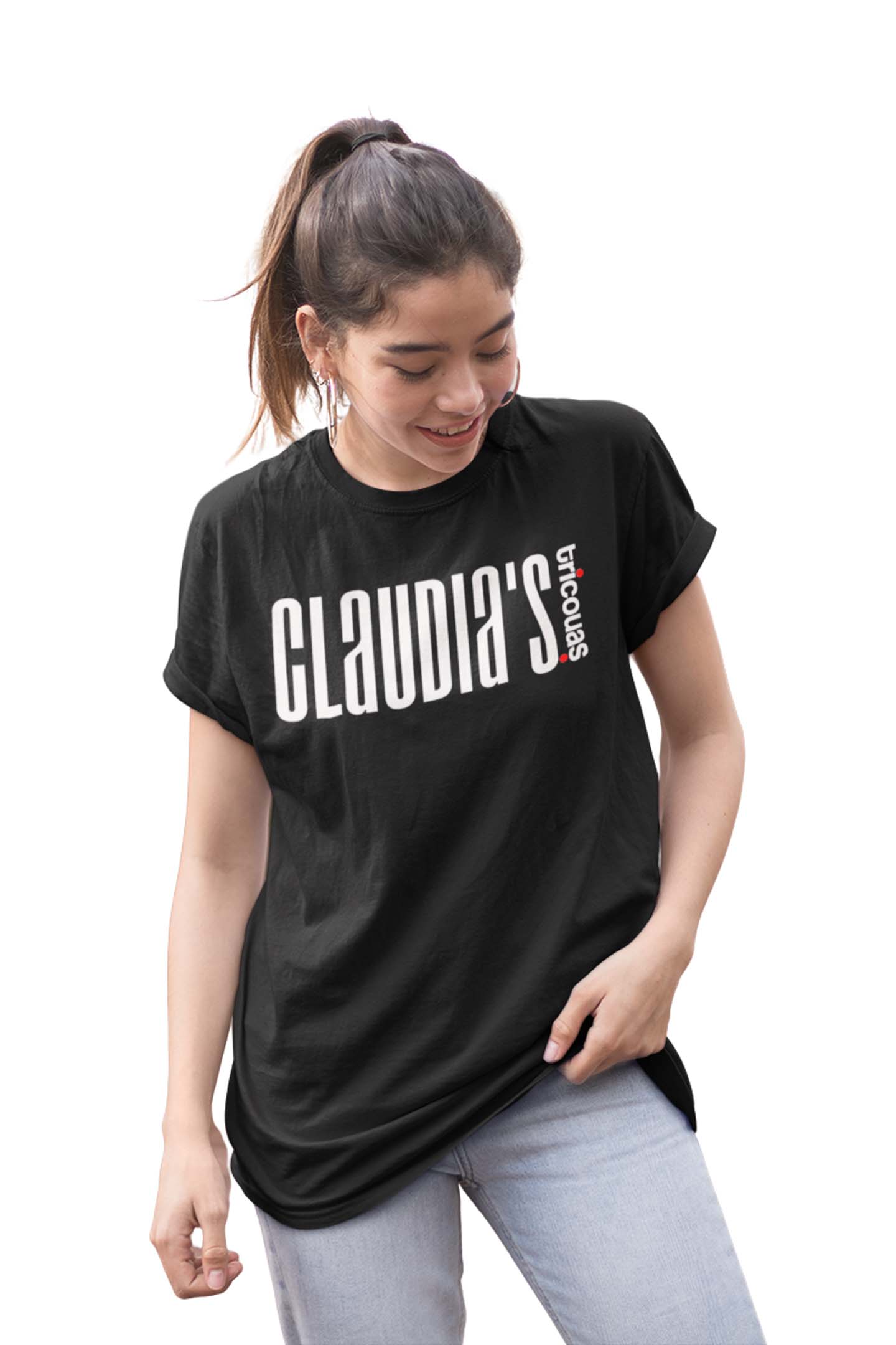 Tricou Claudia - Negru