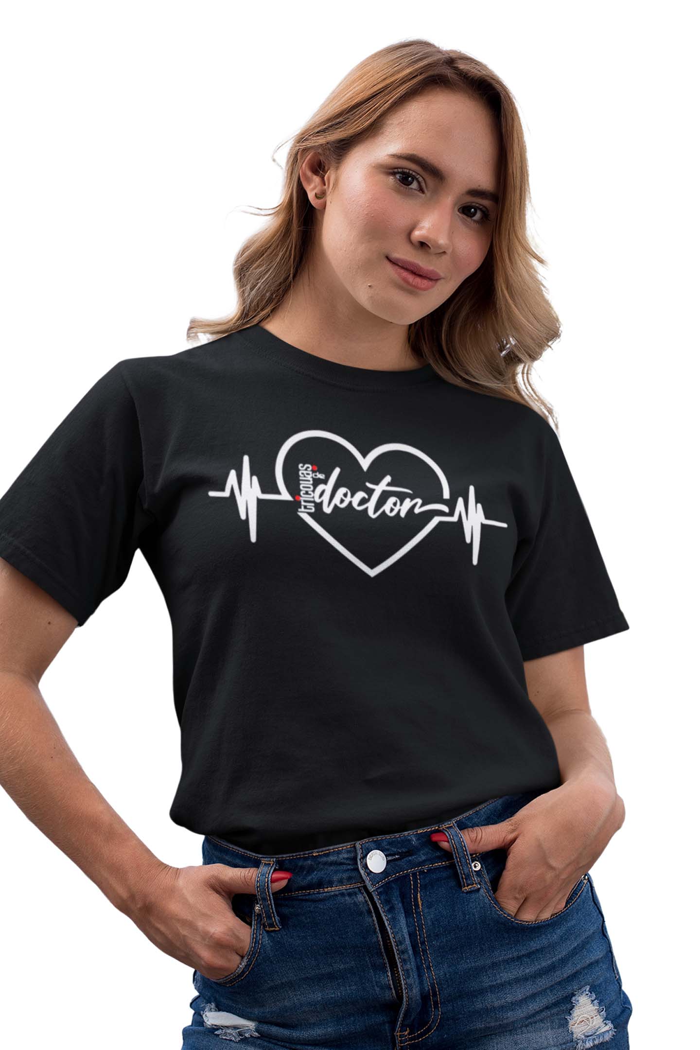 Tricou Doctor - Negru